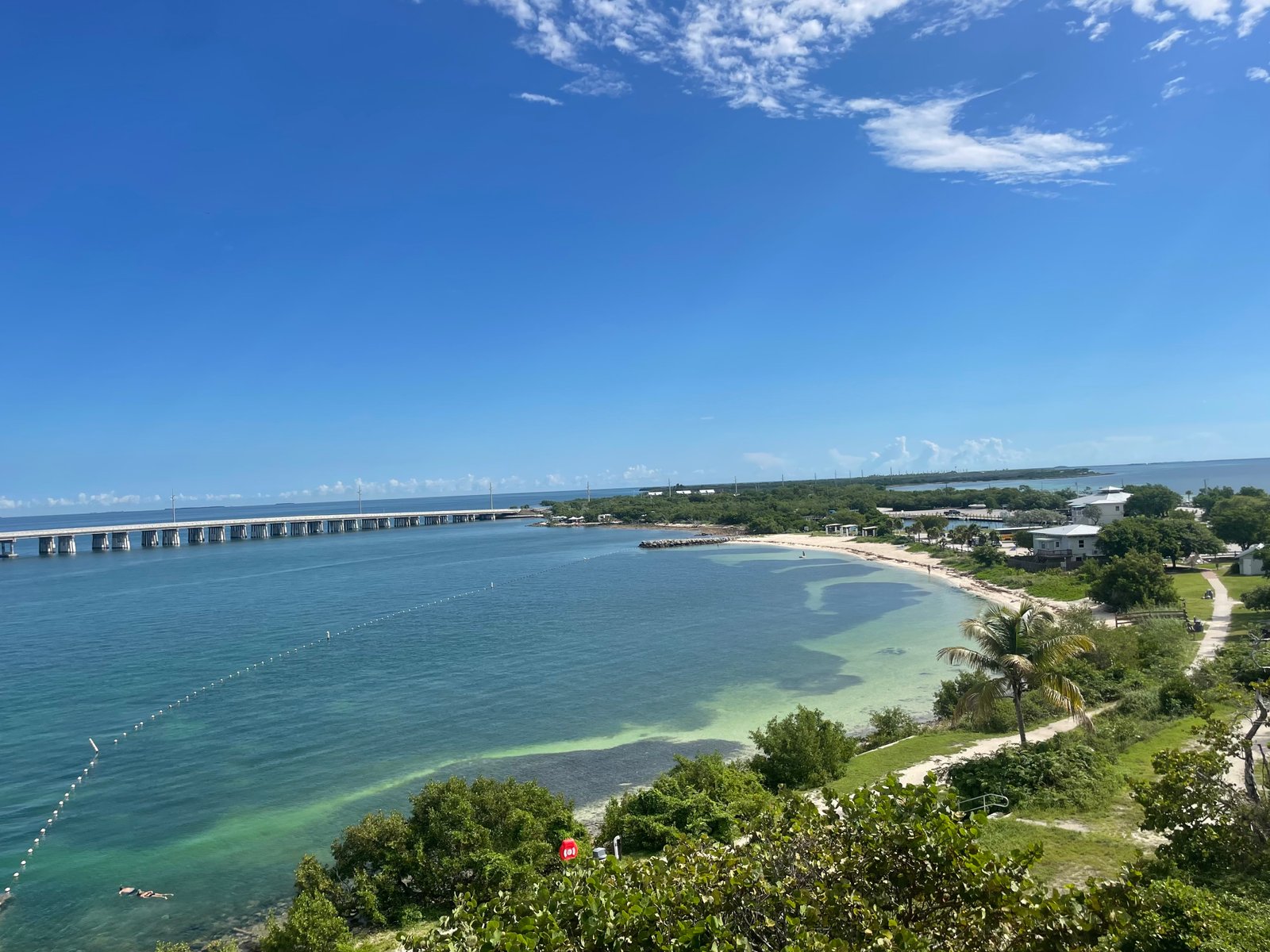 View from the Bahia Honda Railroad Bridge overlook