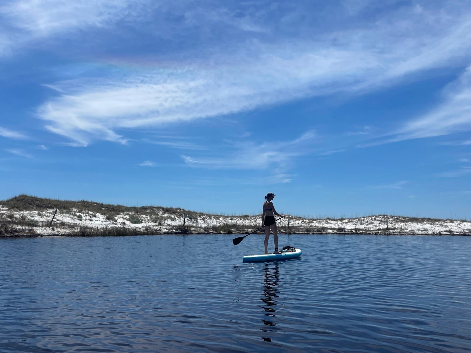 Paddleboard on a dune lake at Grayton Beach State Park