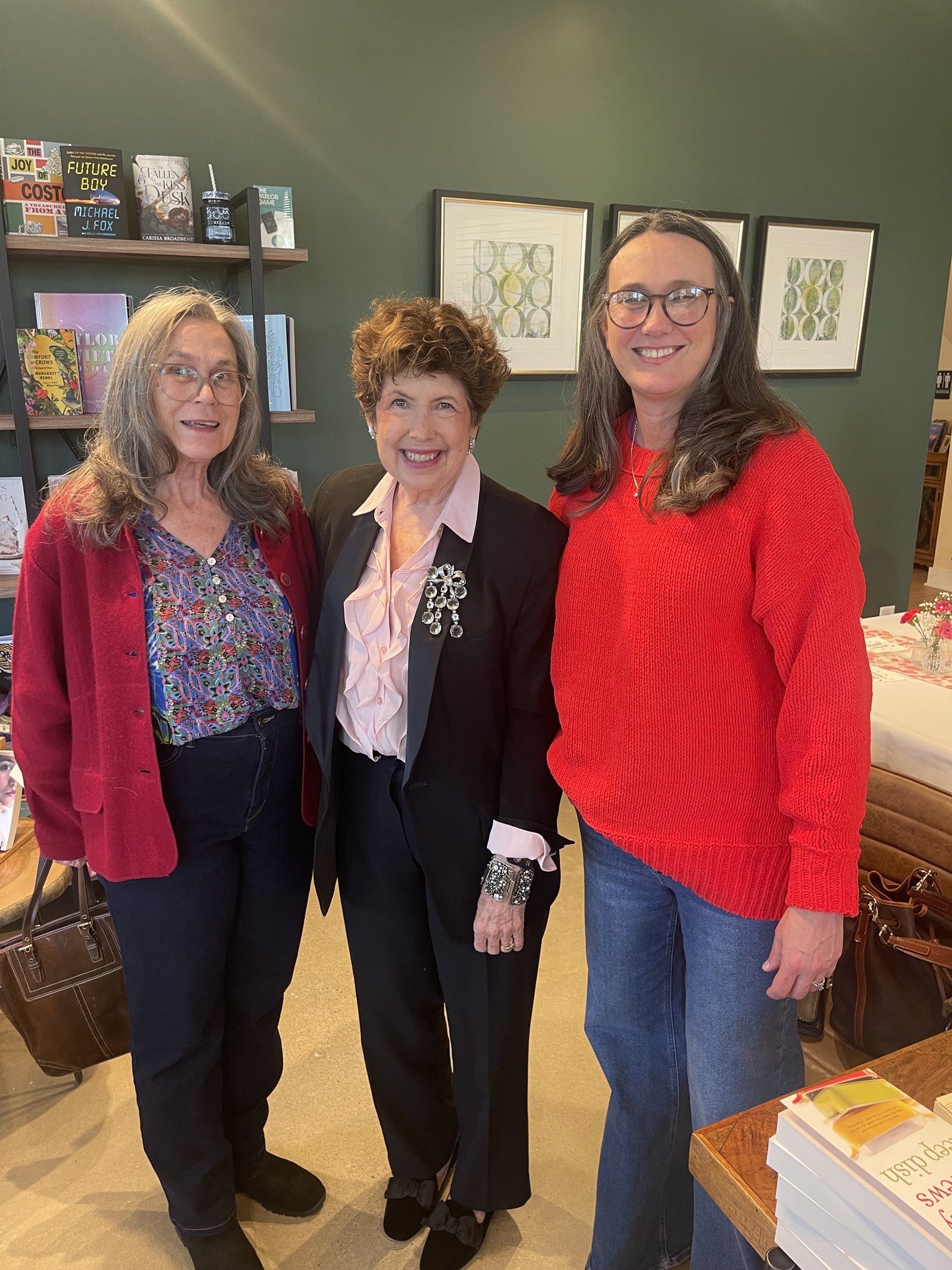 Mary Kay Andrews at a Road Trip book event at Poe and Company Bookstore near Alpharetta