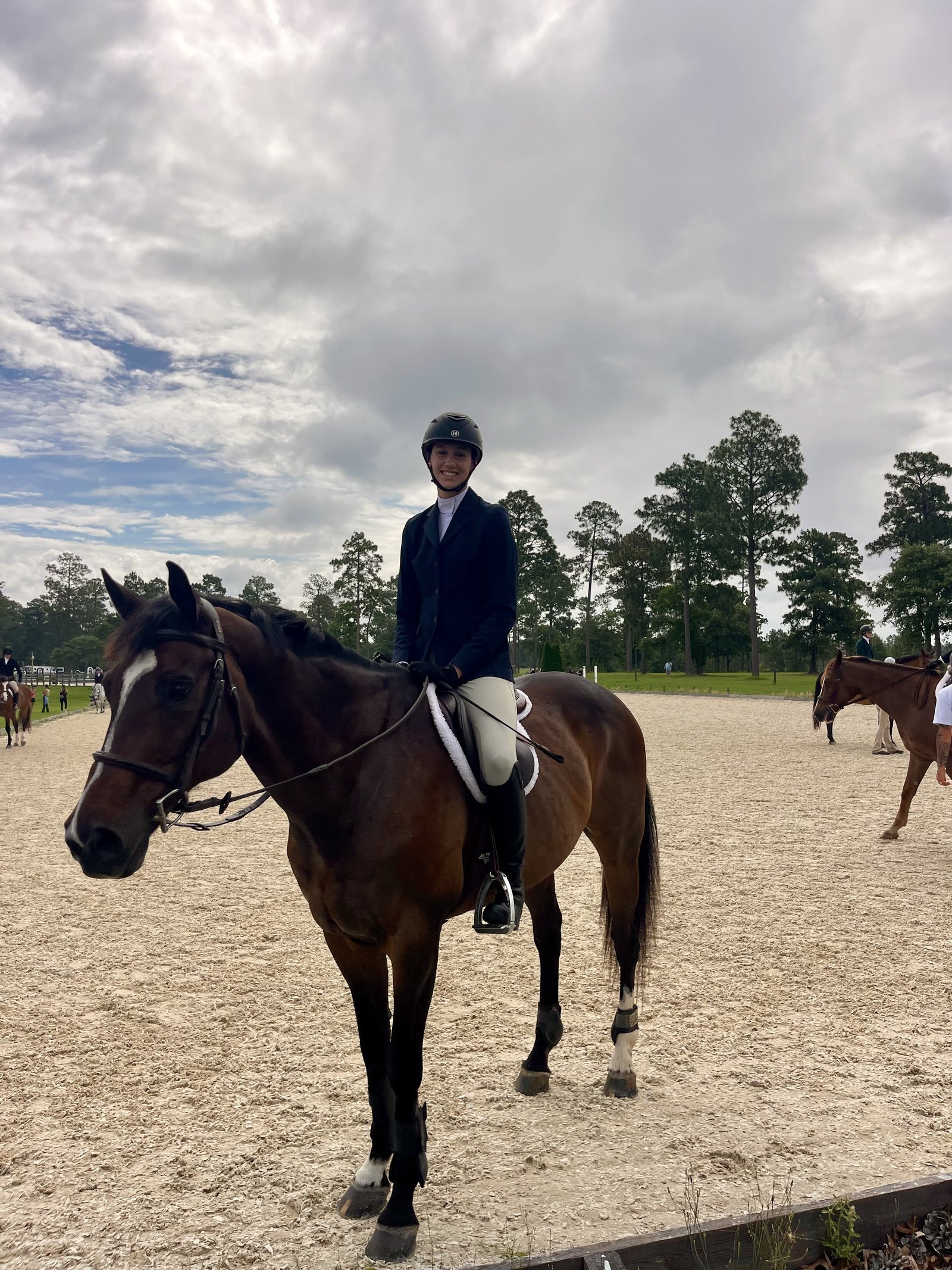 Horse and rider during a show at Stable View Equestrian